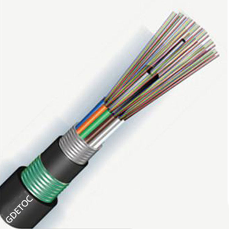 GYTZA53-96B1 single mode flame retardant double 铠 double sheath fiber optic cable