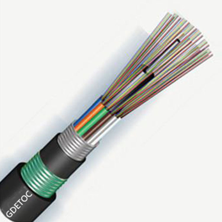 3 outdoor flame retardant cable double 铠 double sheath direct buried fiber optic cable